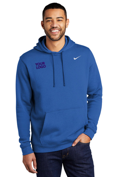 Nike Ladies Club Fleece Full-Zip Hoodie, University Red [Labenz & Associates]