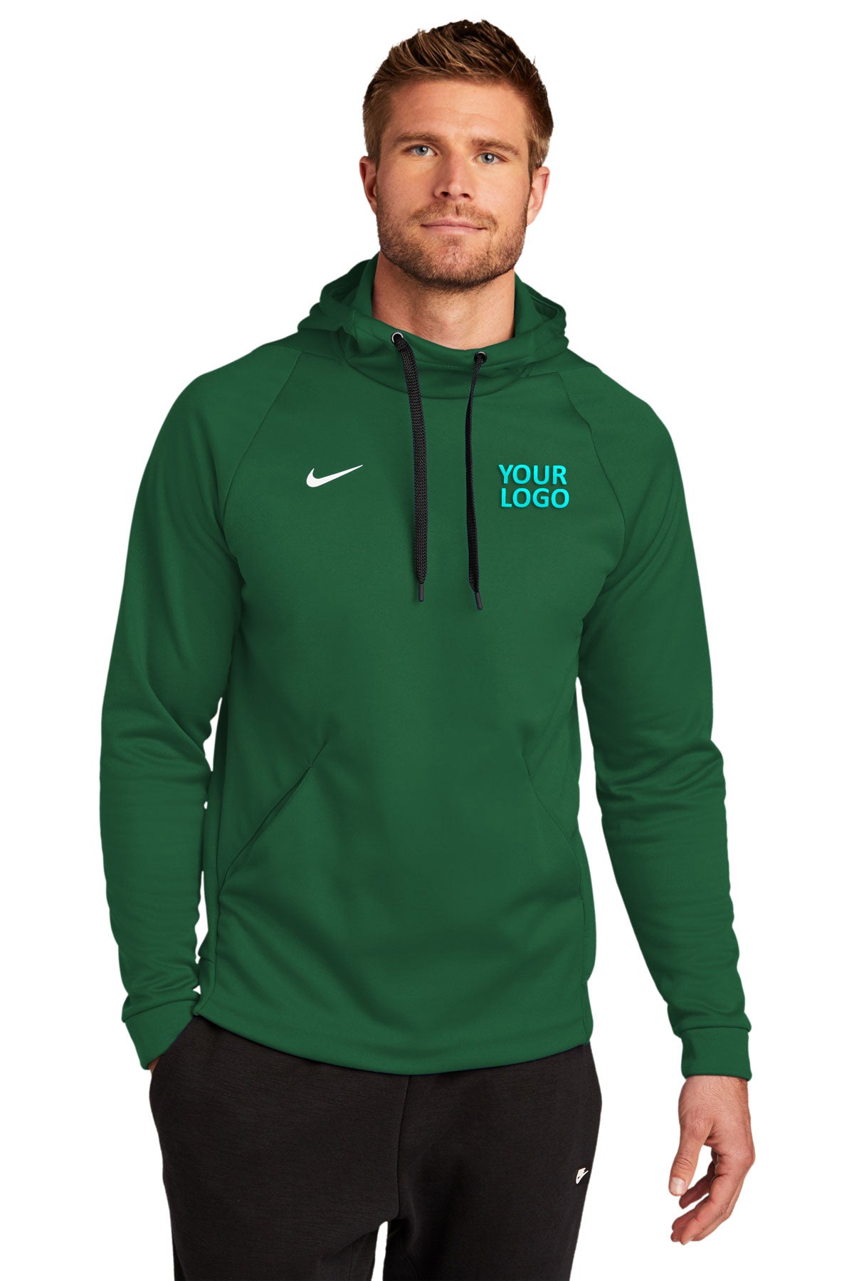 Nike Team Dark Green CN9473 custom logo sweatshirts