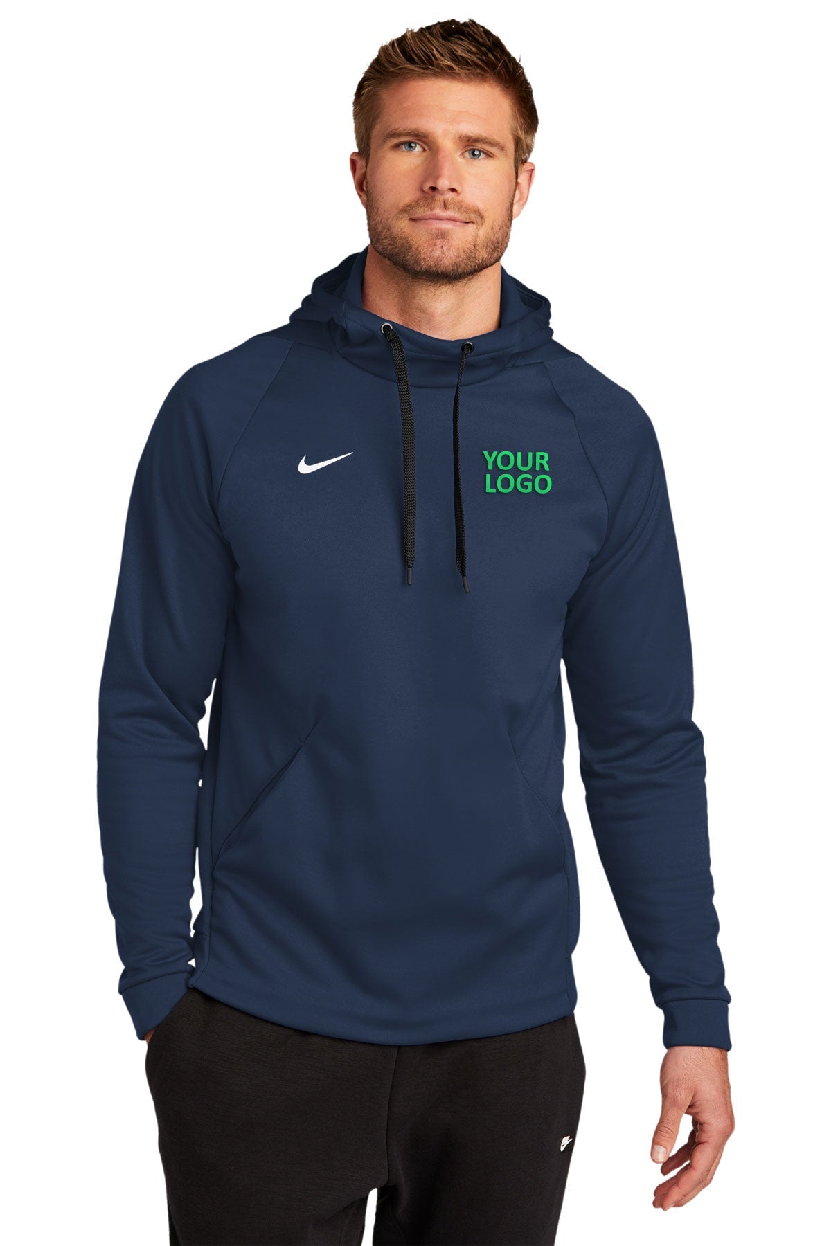 Nike Team Navy CN9473 custom dri fit sweatshirts