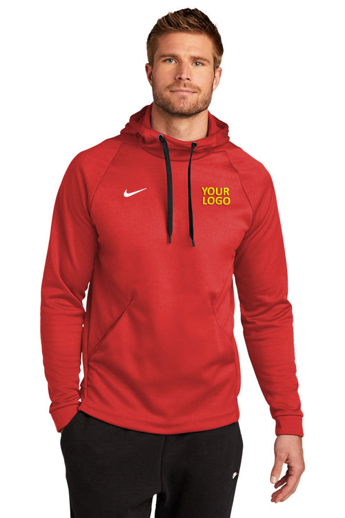Custom Nike Therma-FIT Custom Quarter Zips, Team Scarlet