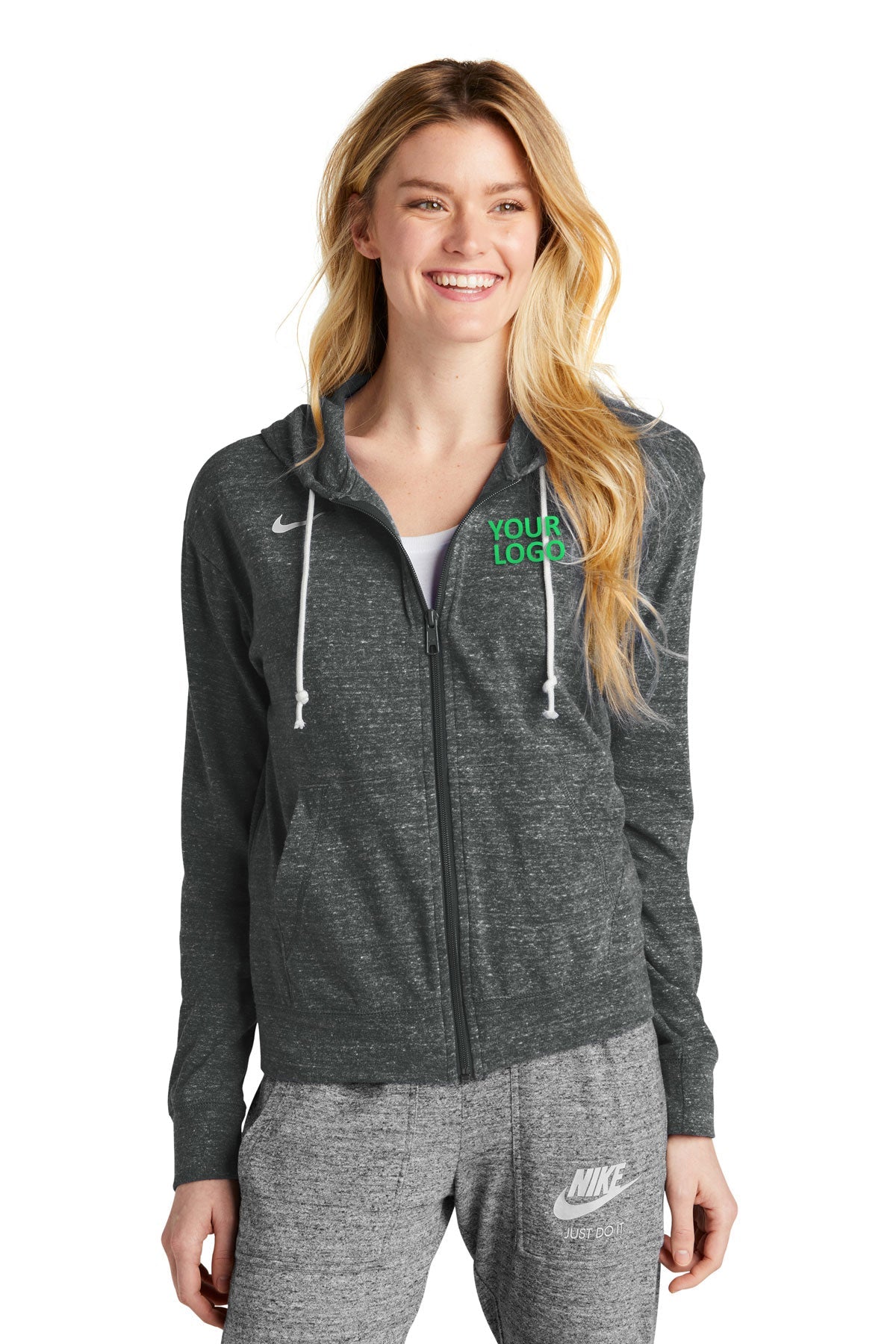 Nike Team Anthracite CN9402 custom embroidered sweatshirts