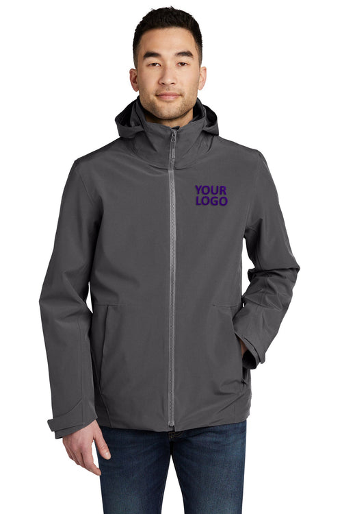Eddie Bauer Ladies WeatherEdge Custom 3-in-1 Jackets, Grey Steel/ Metal Grey