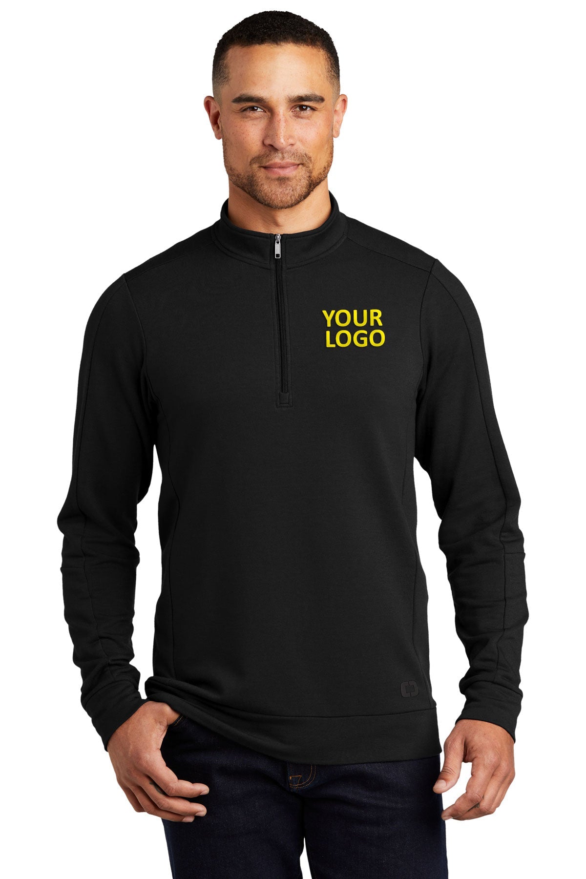 OGIO Luuma Custom Fleece Quarter Zips, Blacktop [Adam Equipment]