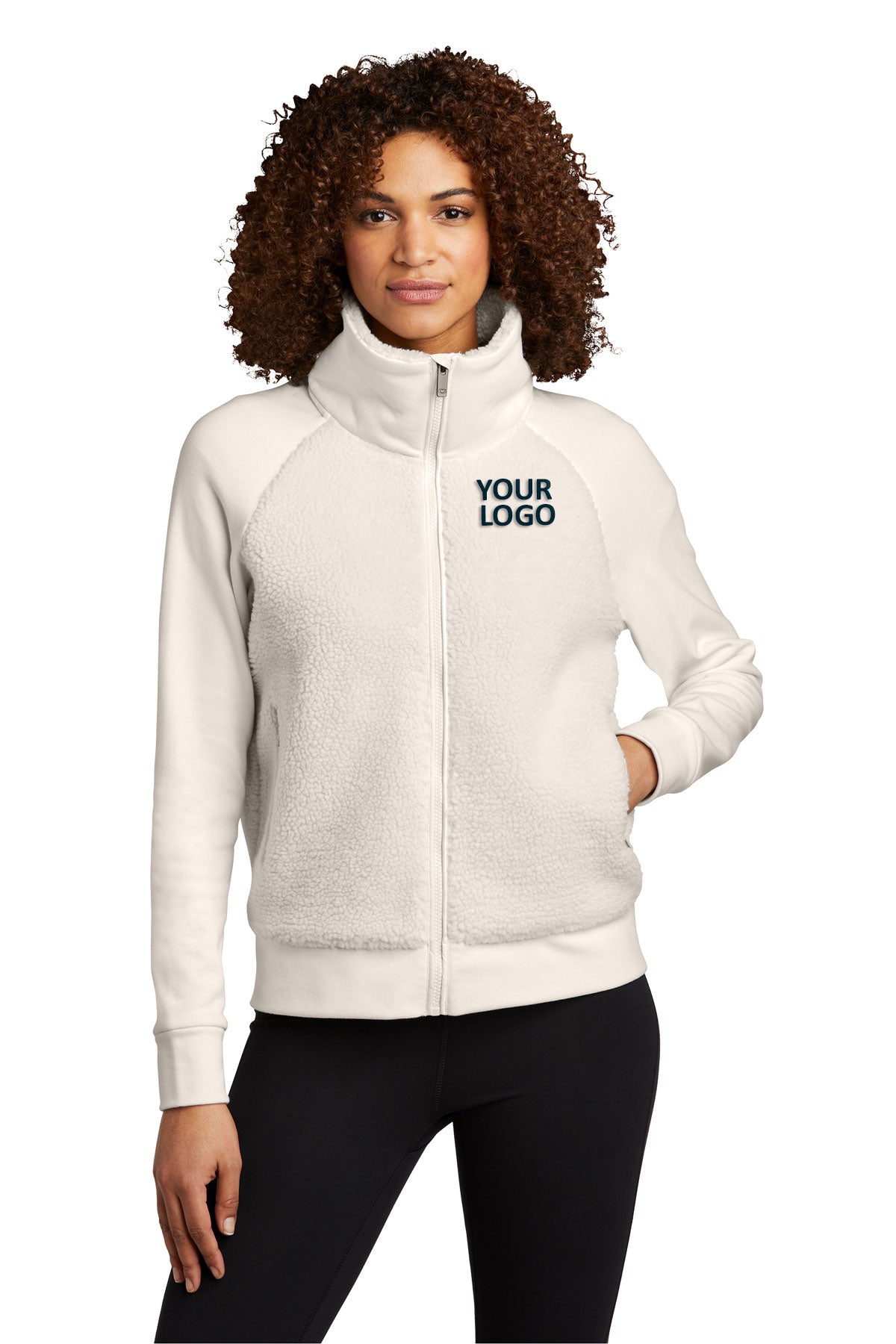 OGIO Ivory Snow LOG815 custom sweatshirts with logo
