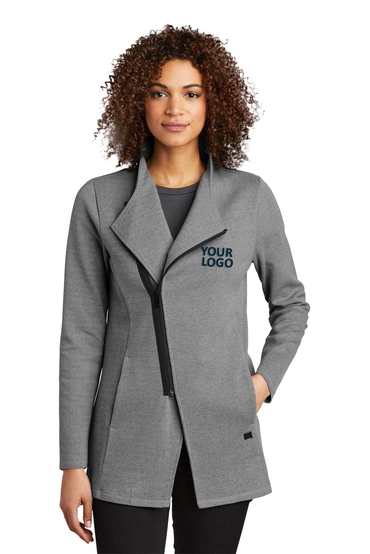 OGIO Petrol Grey He LOG821 polo shirt with logo embroidered
