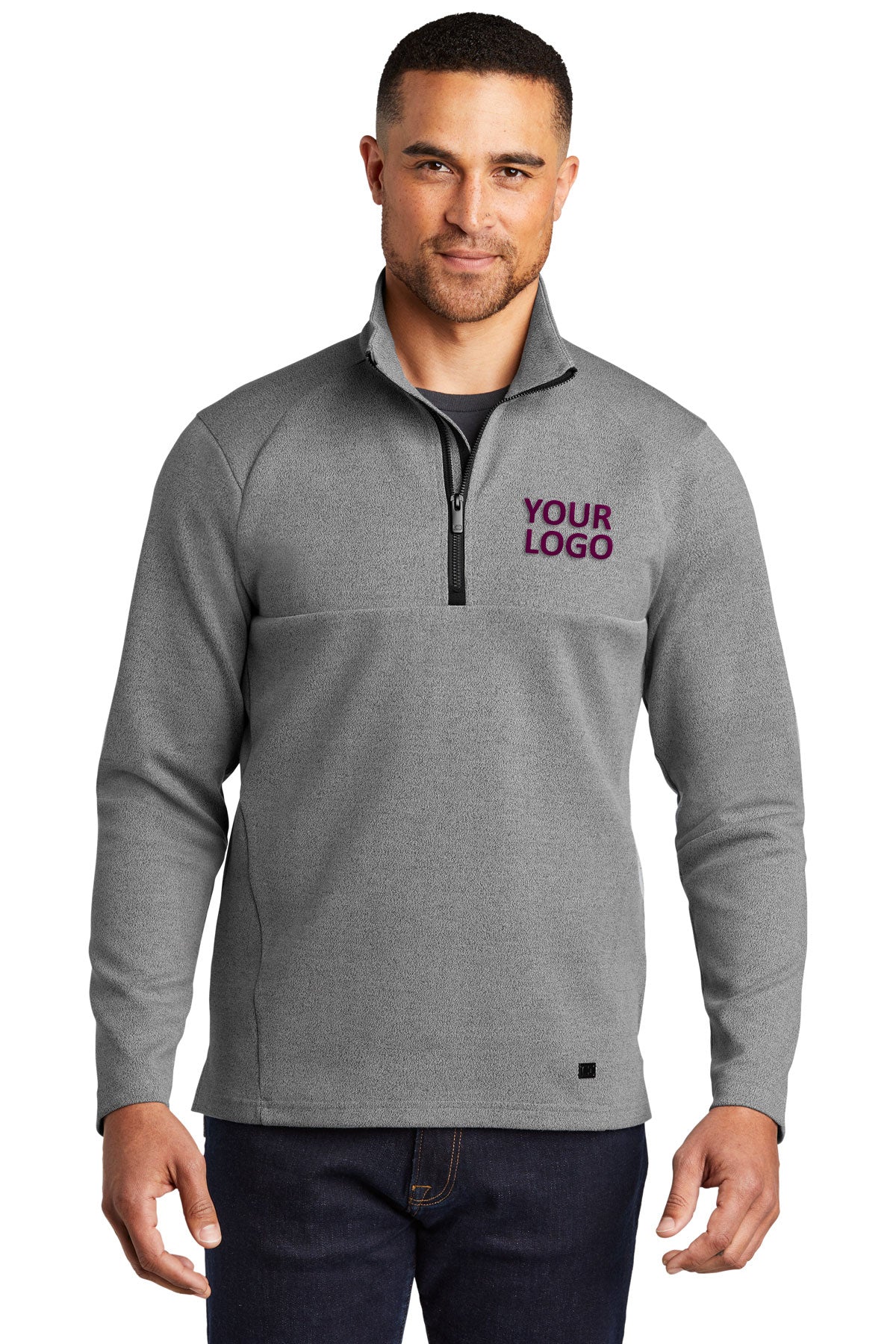 OGIO Petrol Grey He OG821 custom sweatshirts for business