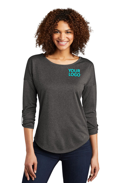 OGIO Gravitate Customized Polos, Dark Heather Grey