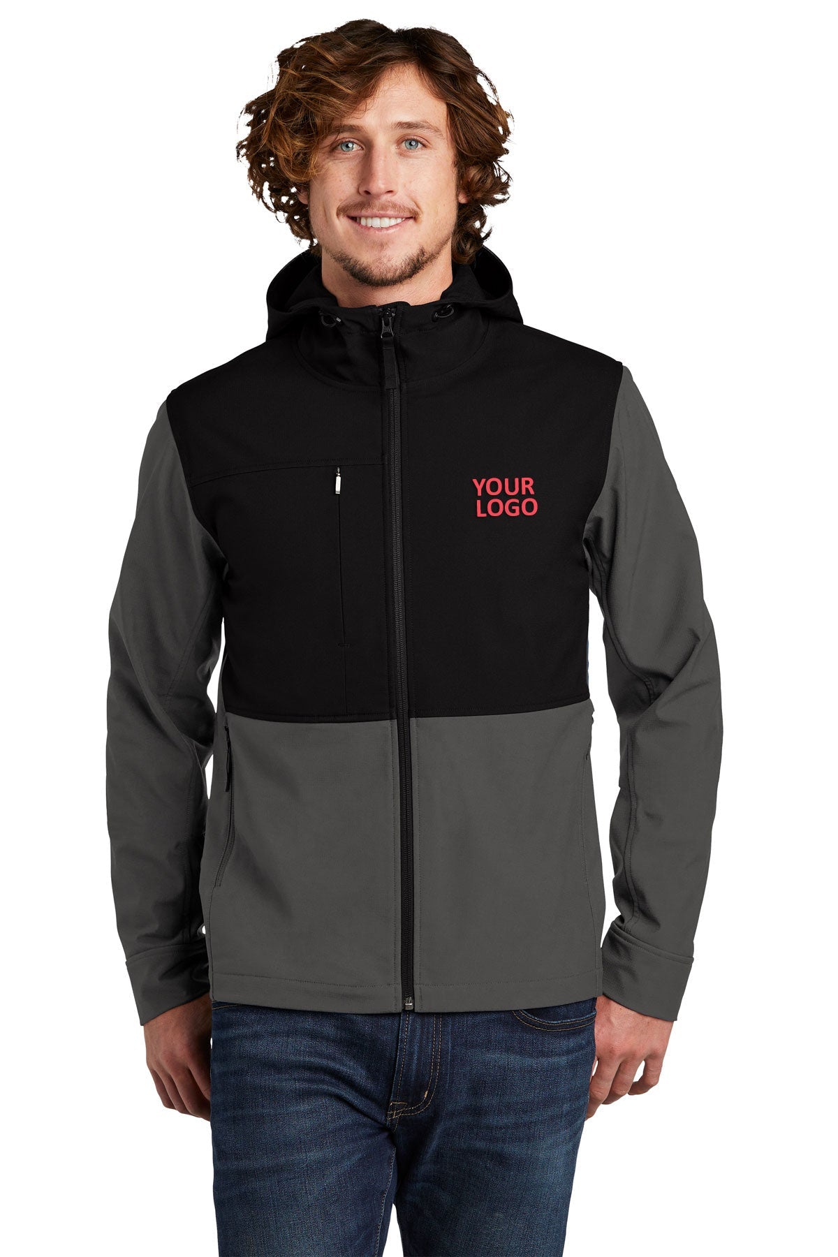 The North Face Asphalt Grey NF0A529R business logo jackets