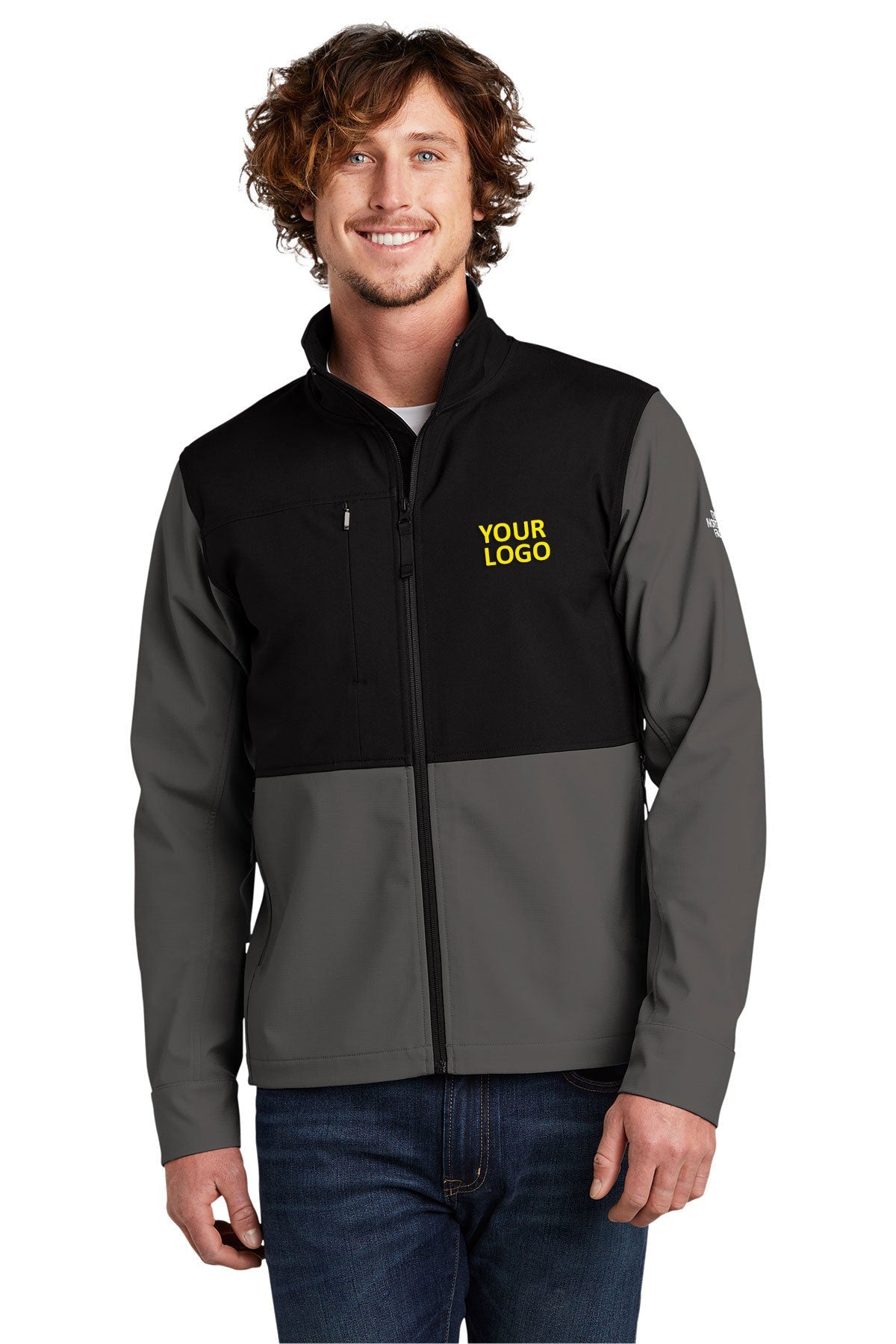 The North Face Asphalt Grey NF0A552Z custom logo jackets