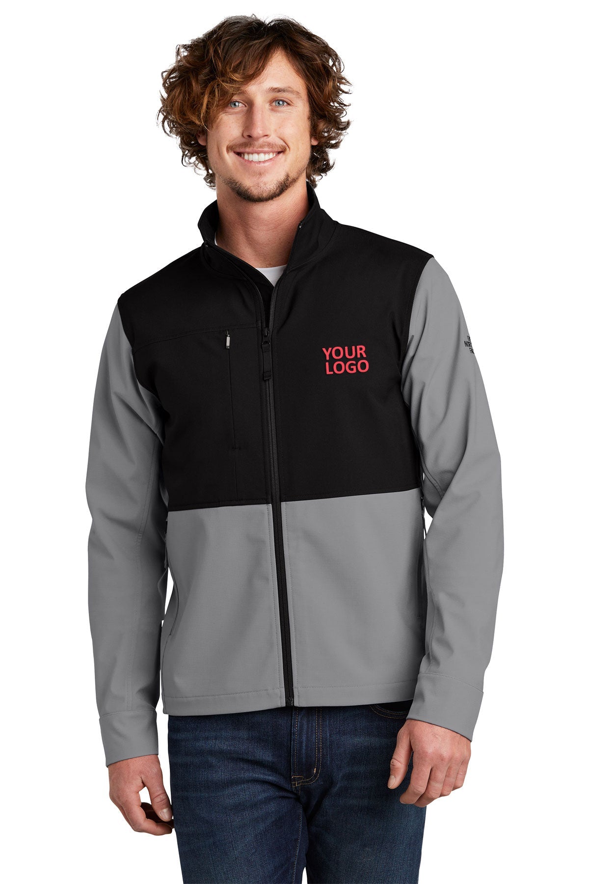 The North Face Mid Grey NF0A552Z business logo jackets