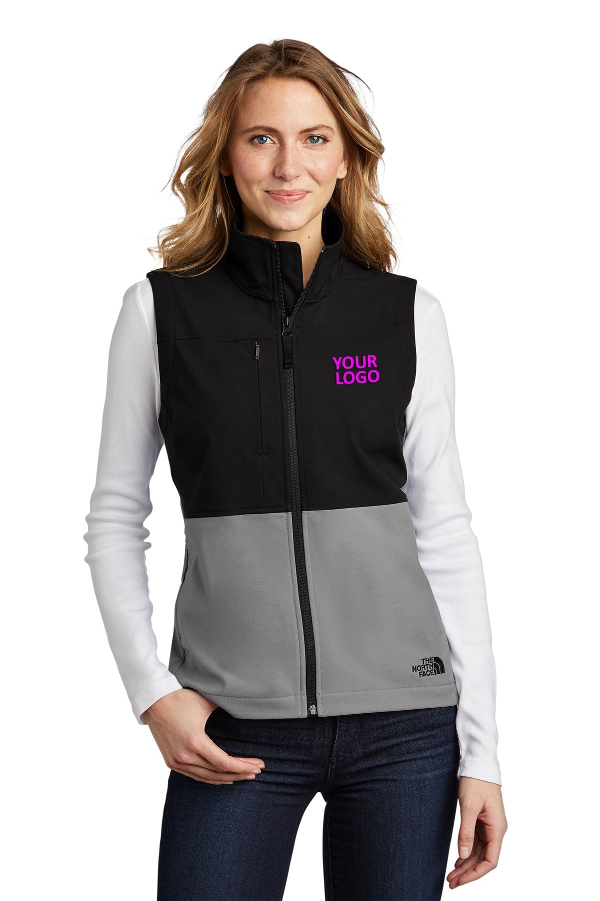 The North Face Ladies Castle Rock Soft Shell Vest Mid Grey [Schier]