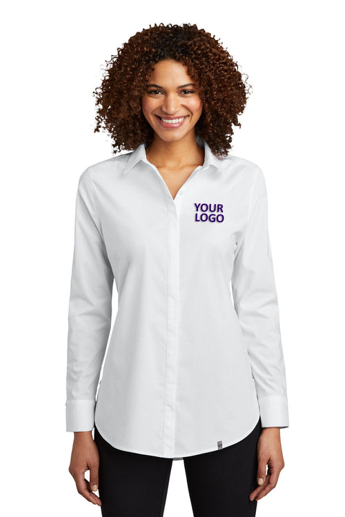 OGIO Commuter Branded Woven Shirts, White