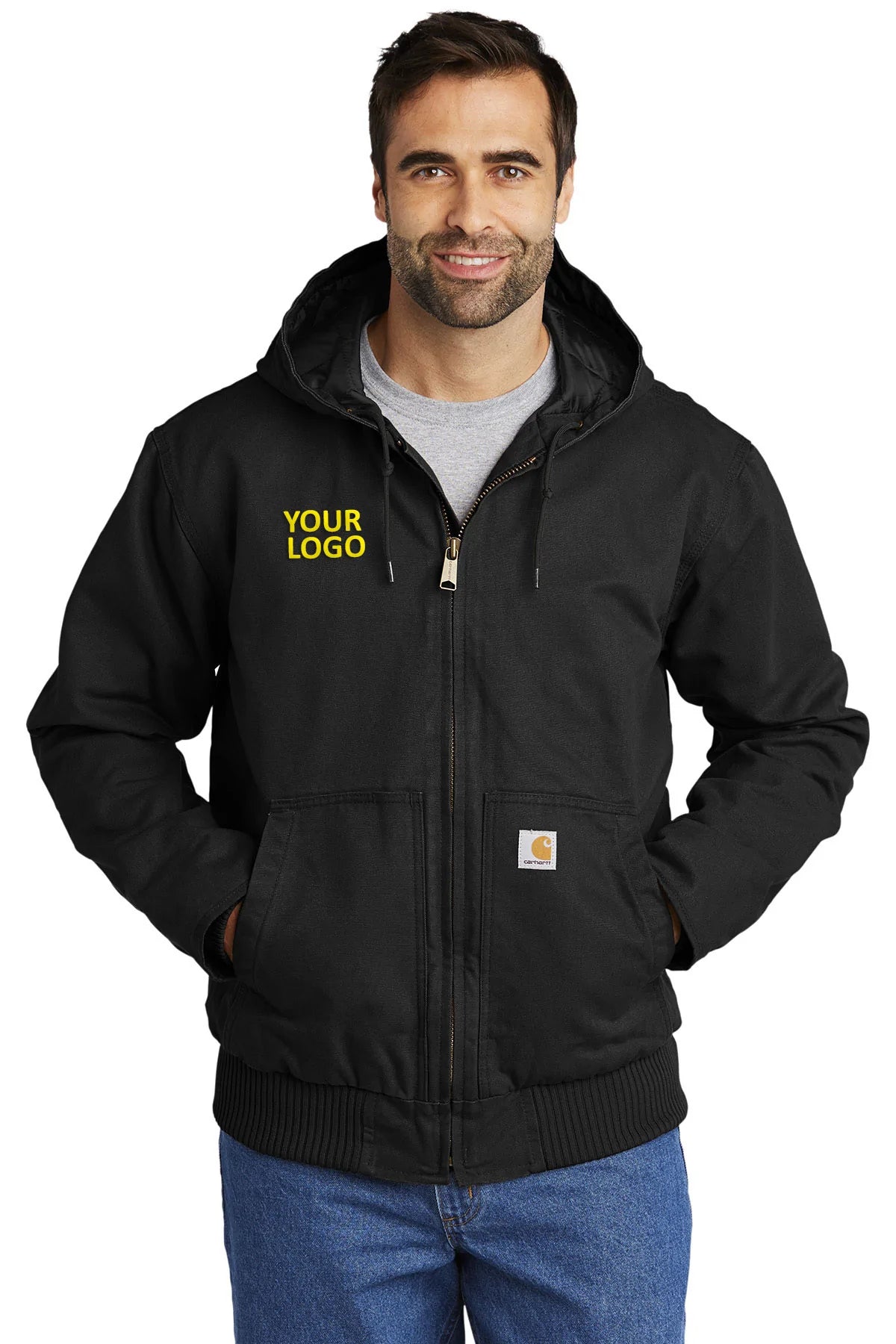 Carhartt Tall Washed Duck Active Jac CTT104050 Black