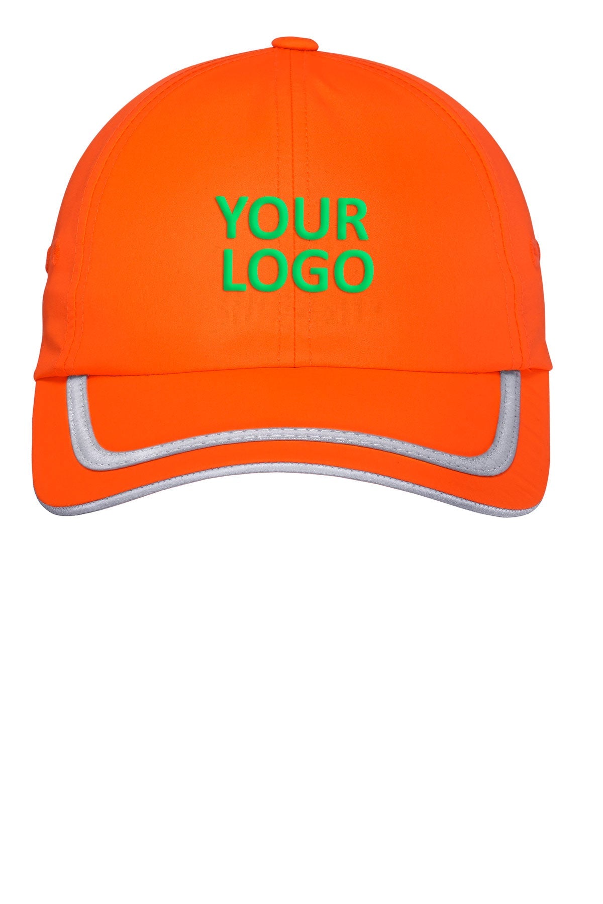 port authority enhanced visibility cap safety orange reflective