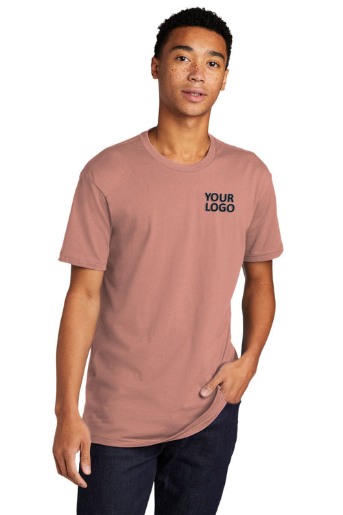 Next Level Women's Cotton Boyfriend Custom Tee's, Desert Pink