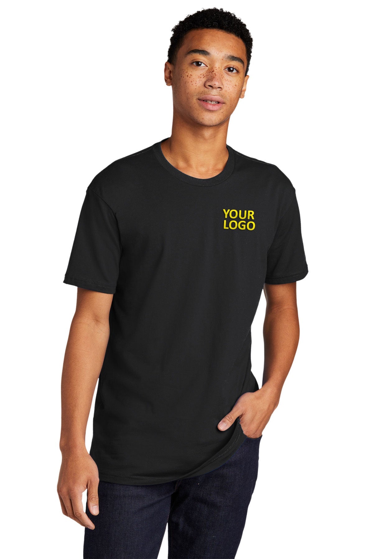 Next Level Unisex Cotton Custom Tee's, Graphite Black