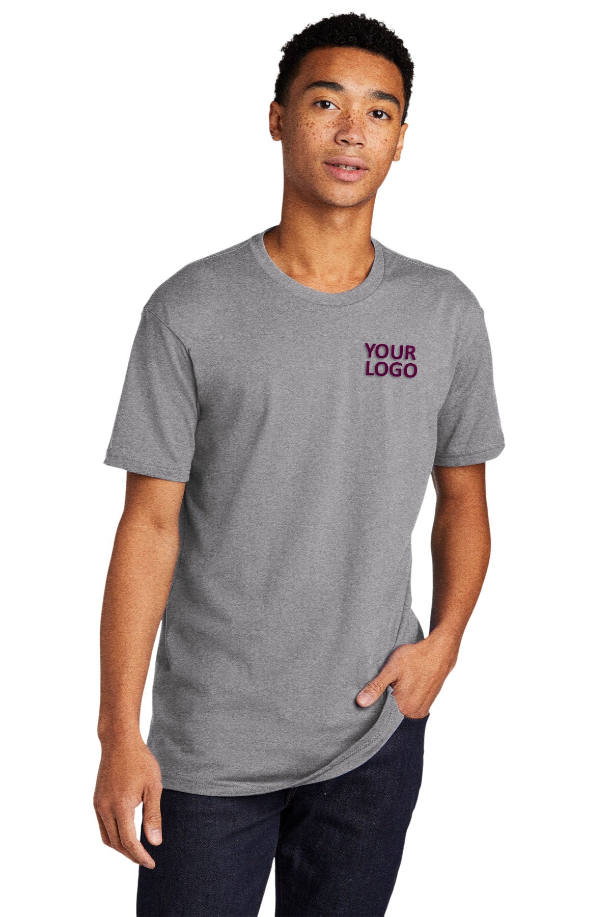 Next Level Heather Gray NL3600