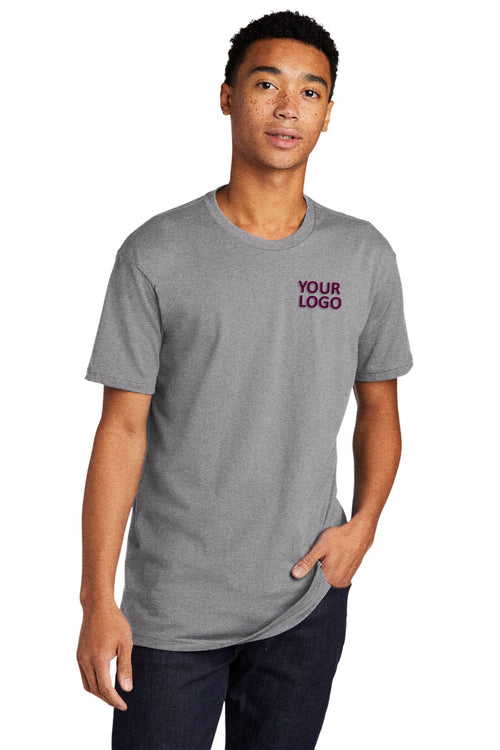 Next Level Women's Cotton Boyfriend Custom Tee's, Heather Gray