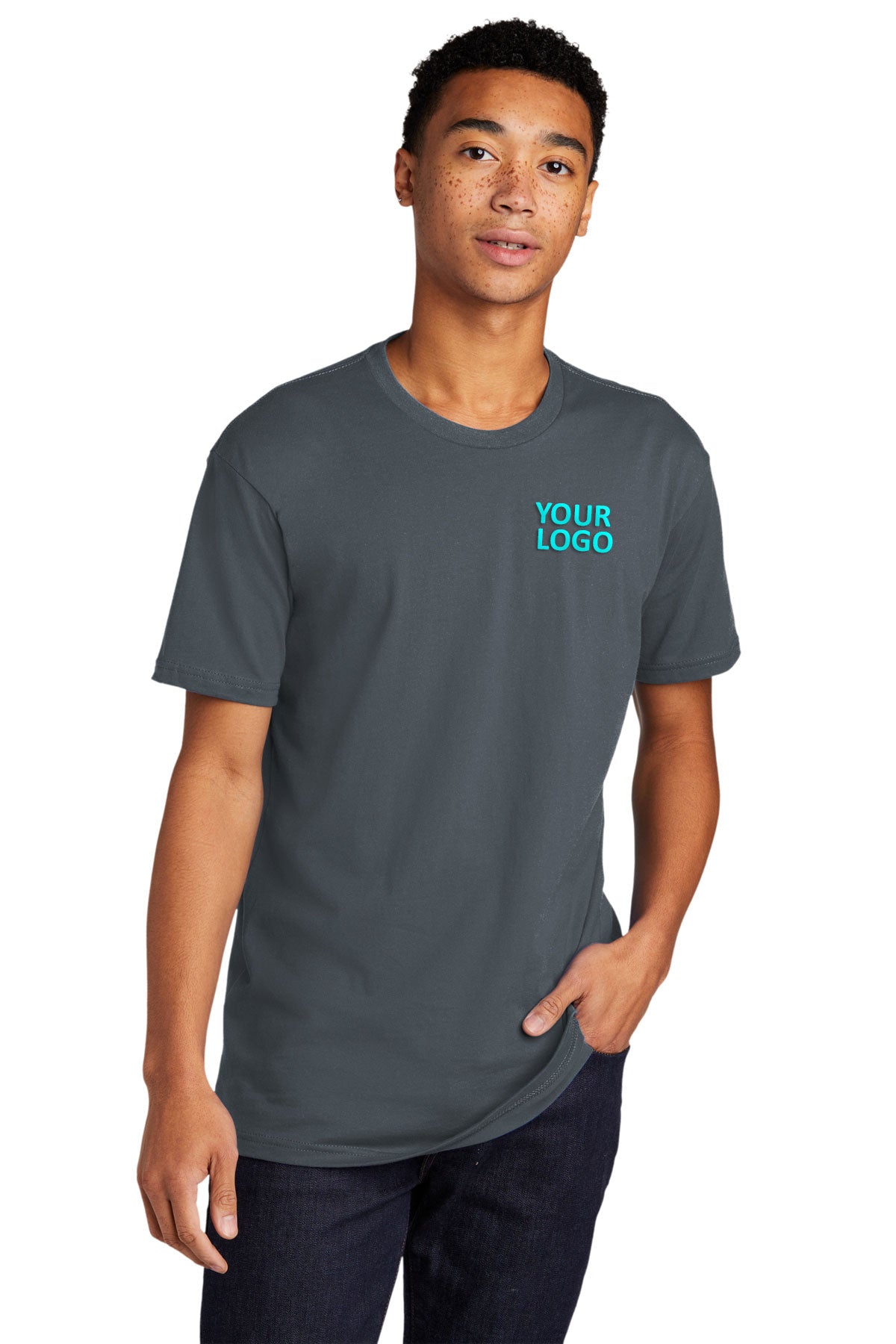 Next Level Unisex Cotton Custom Tee's, Indigo