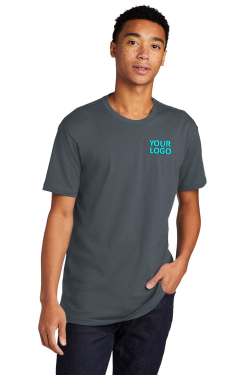 Next Level Women's Cotton Boyfriend Custom Tee's, Indigo