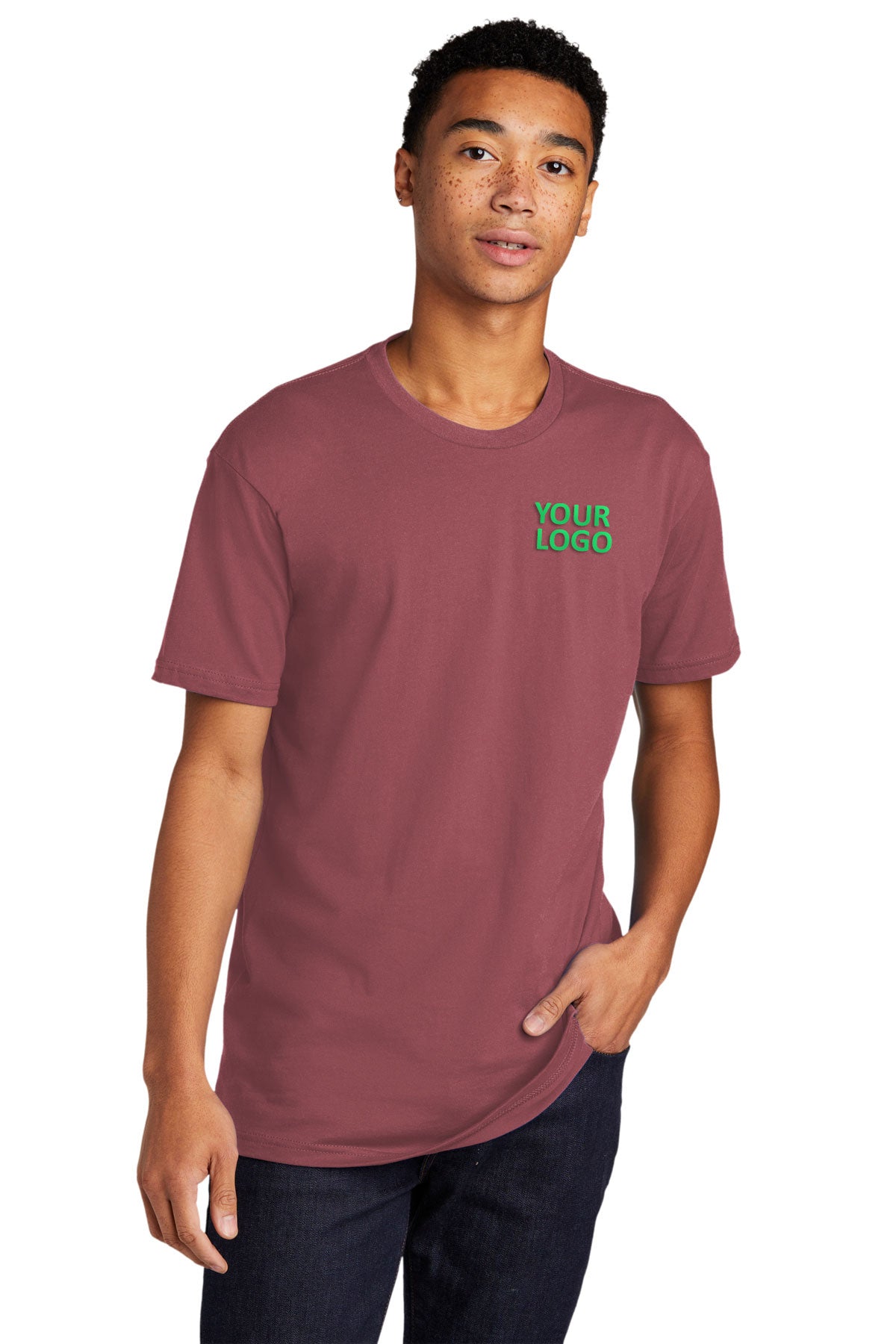 Next Level Unisex Cotton Custom Tee's, Mauve