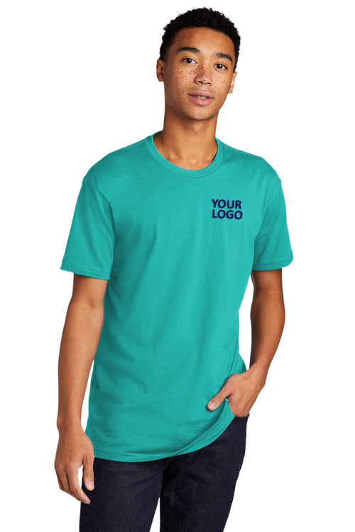 Next Level Women's Cotton Boyfriend Custom Tee's, Tahiti Blue