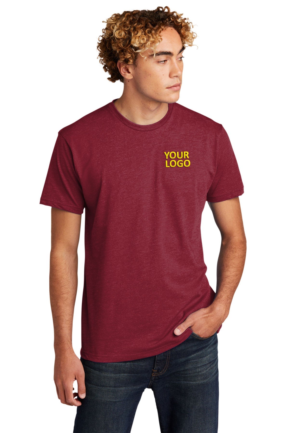 Next Level Unisex CVC Customized T-Shirts, Cardinal