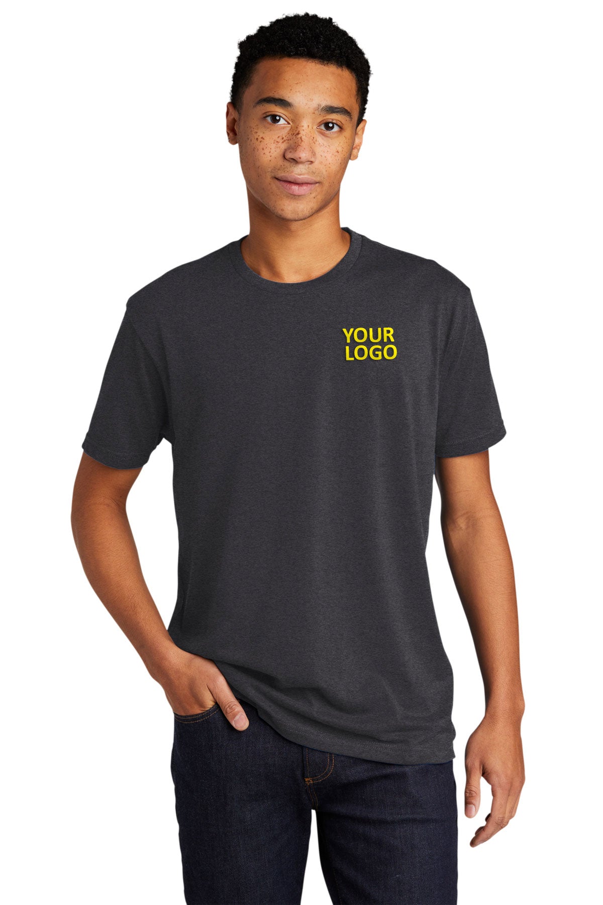  Next Level Heather Charcoal NL6410