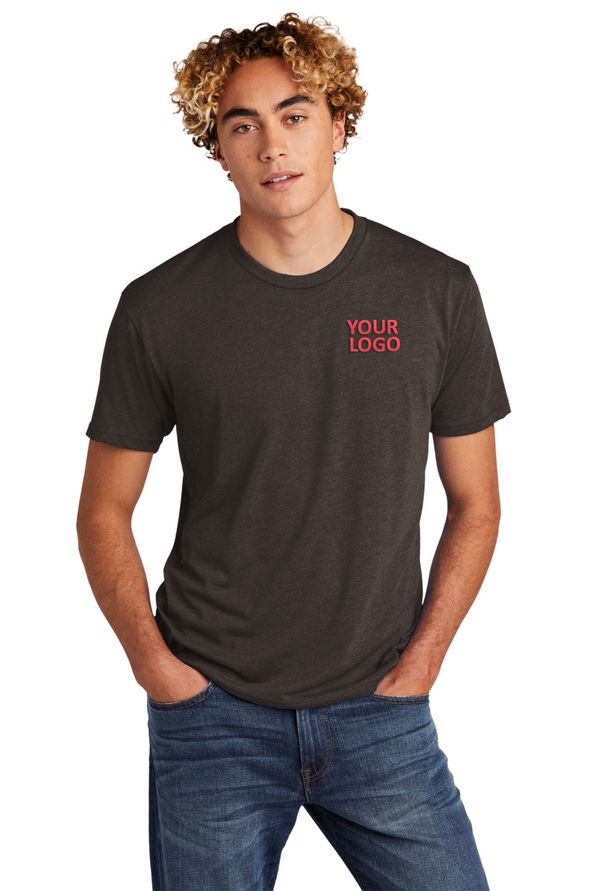 Next Level Men's Triblend Crew NL6010 MACCHIATO
