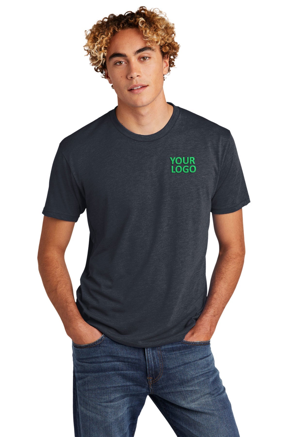 Next Level Men's Triblend Crew NL6010 VINTAGE NAVY