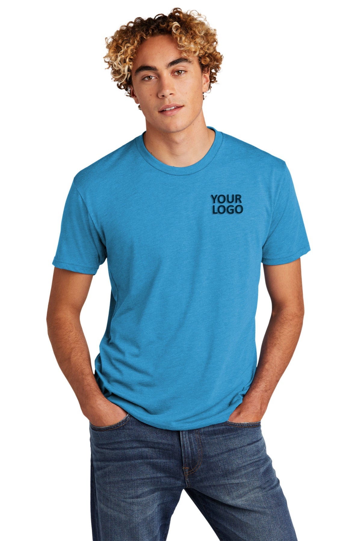 Next Level Men's Triblend Crew NL6010 VINTAGE TURQ