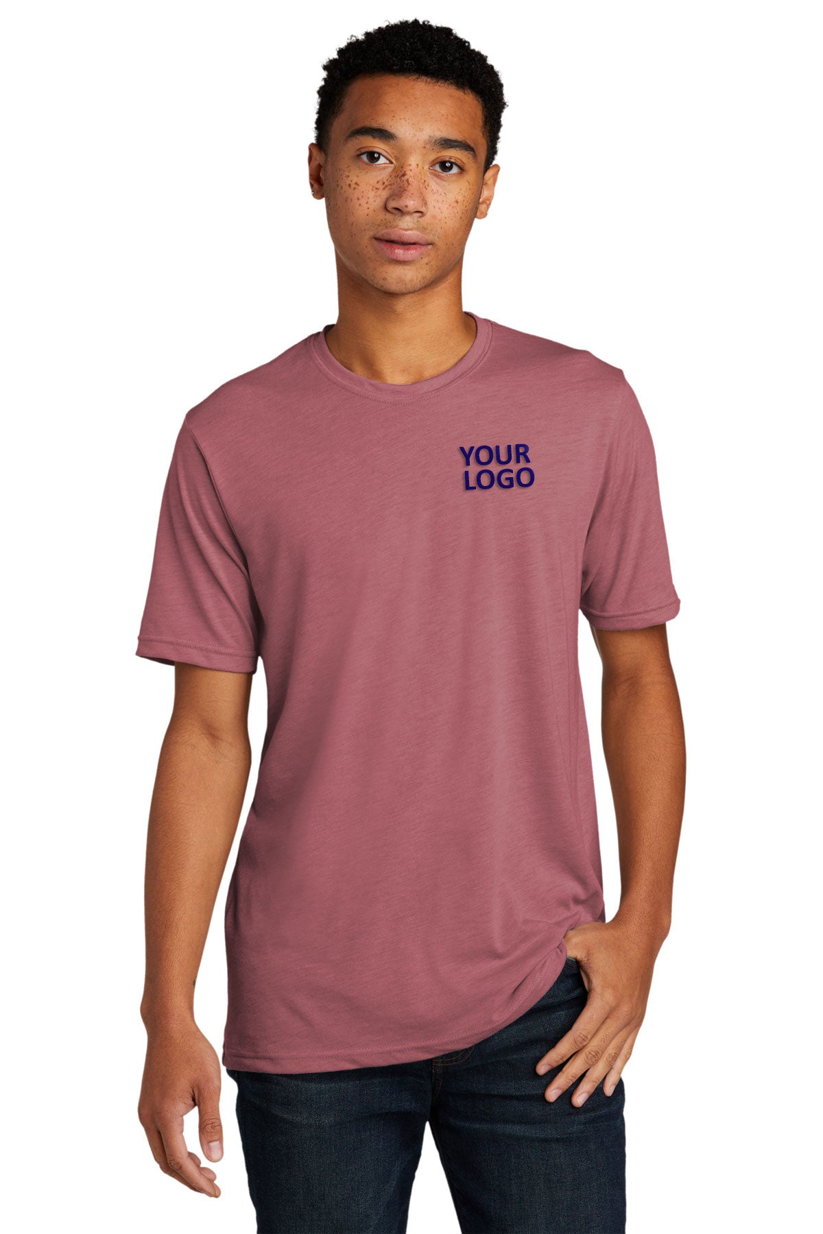 Next Level Unisex Poly Cotton Custom T-Shirts, Smoked Paprika
