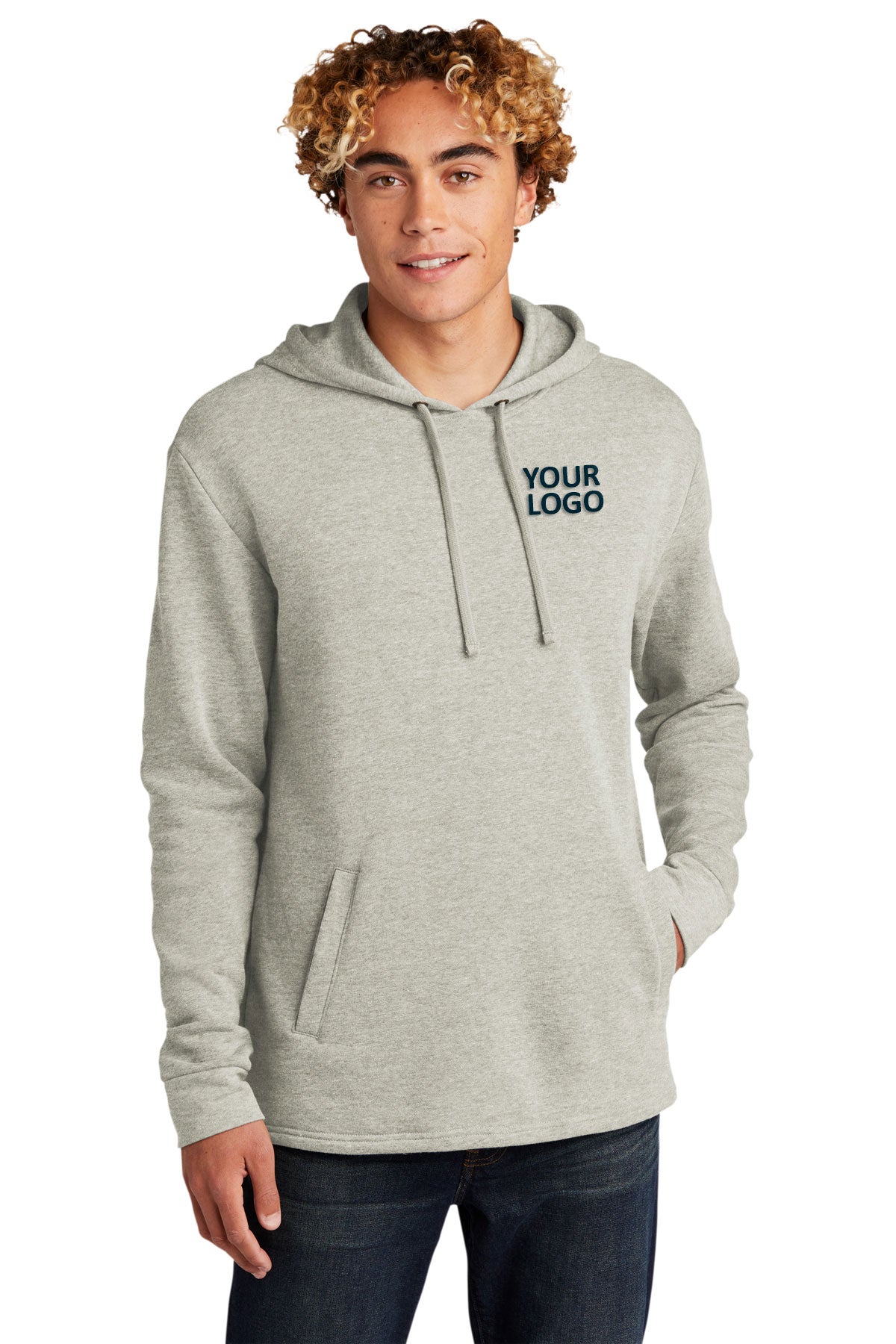 custom embroidered sweatshirts Next Level Oatmeal NL9300