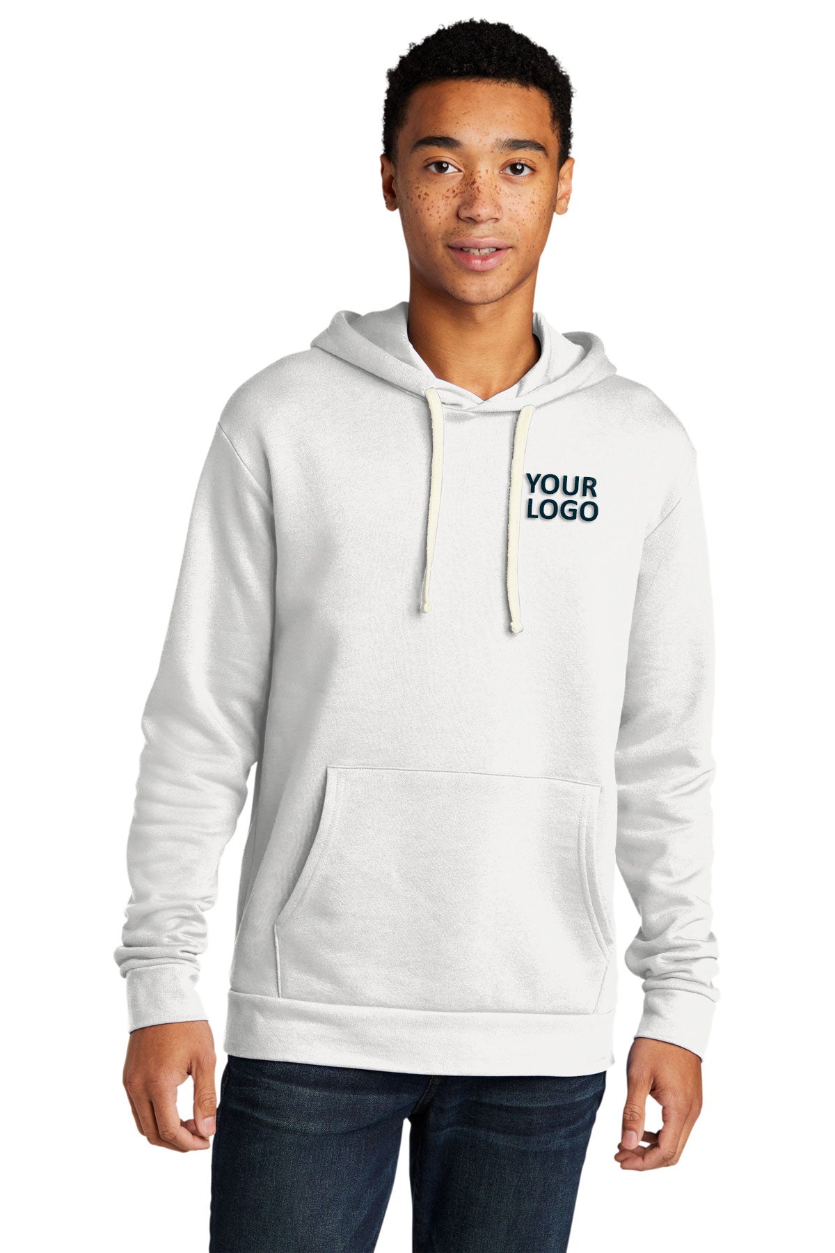 custom logo sweatshirts Next Level White NL9303