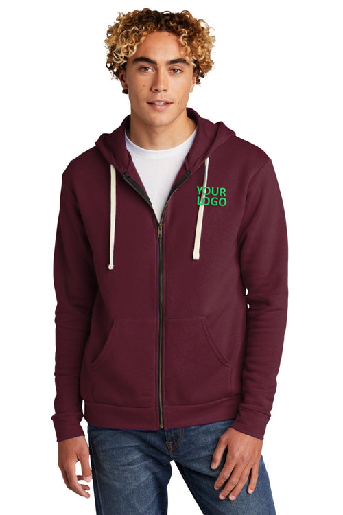 Next Level Unisex Beach Fleece Customized Hoodies, Maroon
