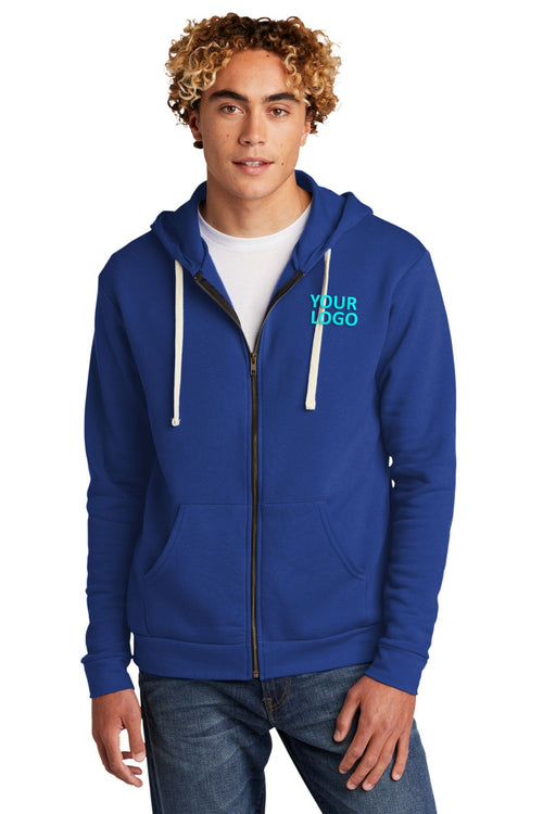 Next Level Unisex Beach Fleece Customized Hoodies, Red