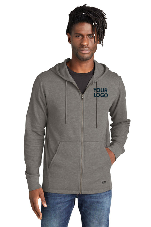 New Era Ladies Thermal Custom Zip Hoodies, Black