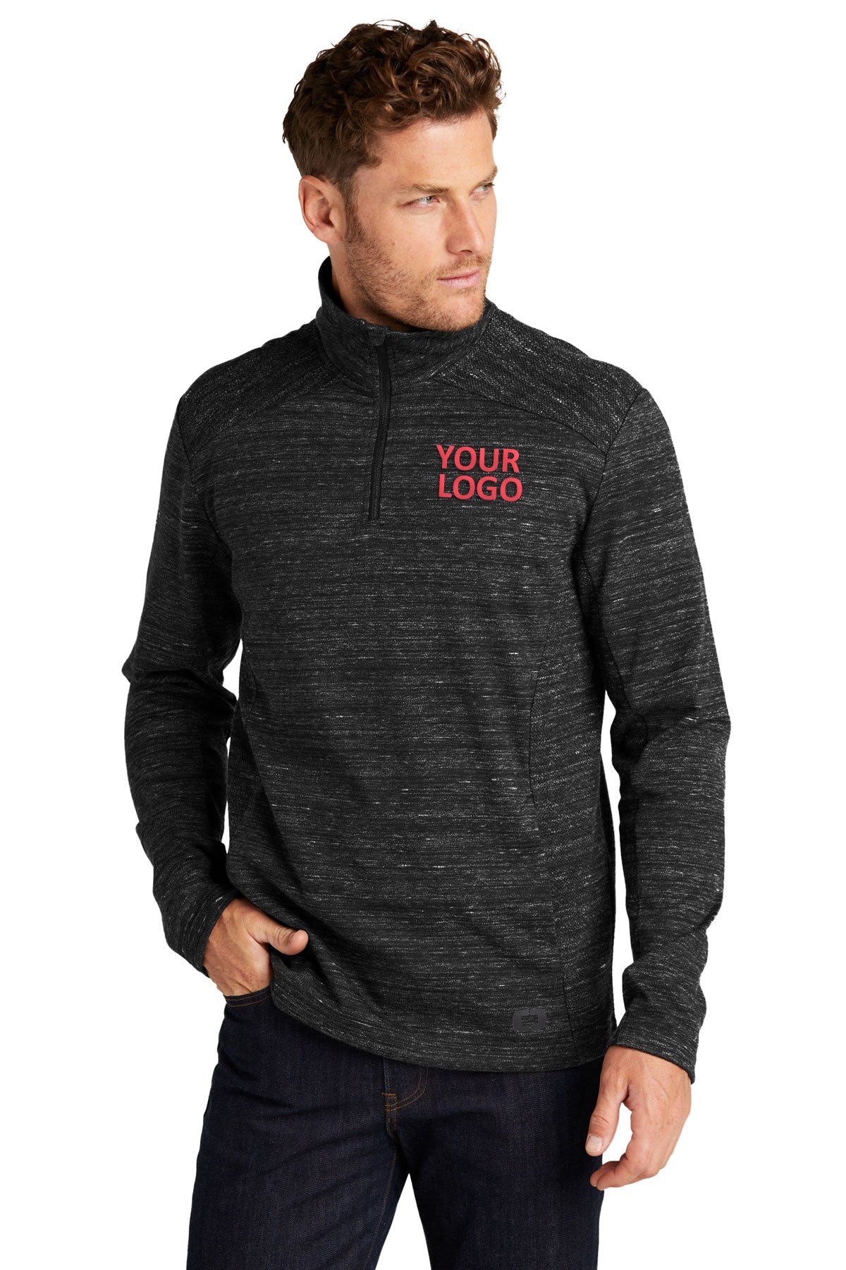 OGIO Blacktop Heather OG823 custom dri fit sweatshirts