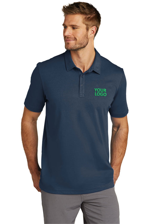 TravisMathew Ladies Oceanside Solid Polo Blue Nights
