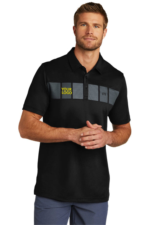 TravisMathew Cabana Solid Polo, Black [Cunningham & Associates, LLC]