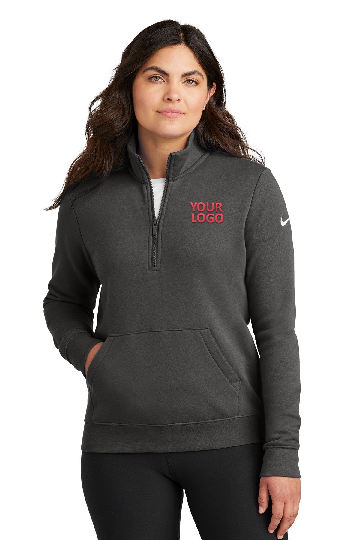 Nike Anthracite NKDX6720 custom dri fit sweatshirts