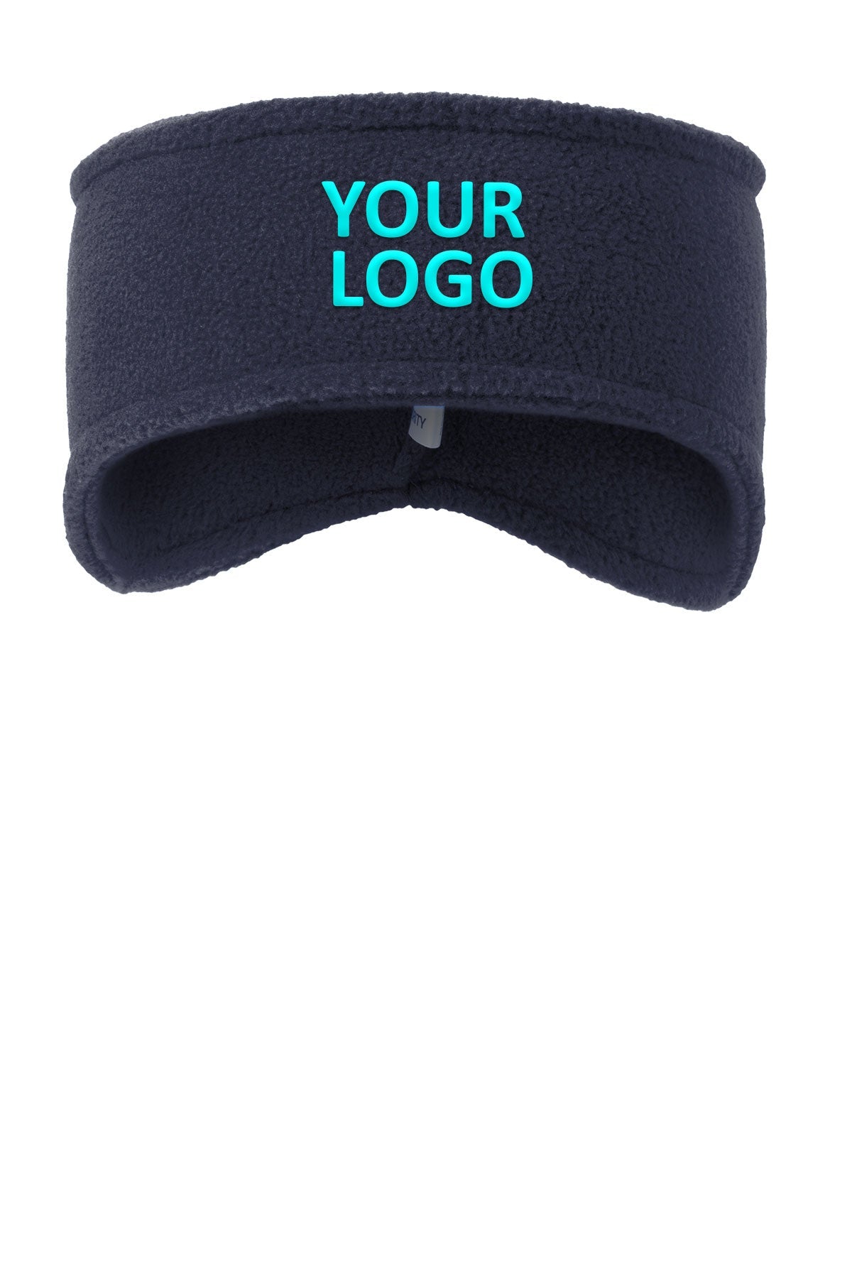 Port Authority R-Tek Stretch Fleece Customized Headbands, Navy