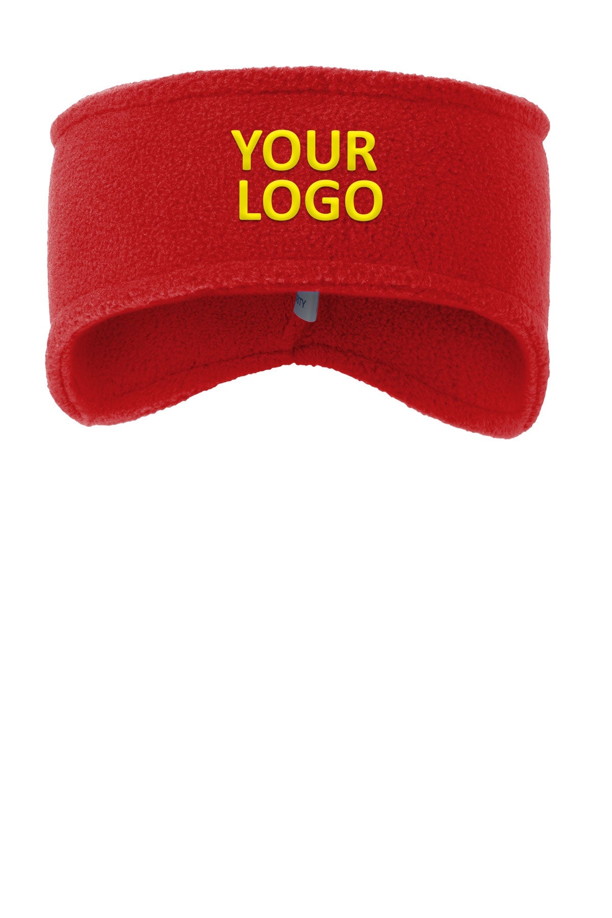 Port Authority R-Tek Stretch Fleece Customized Headbands, Red