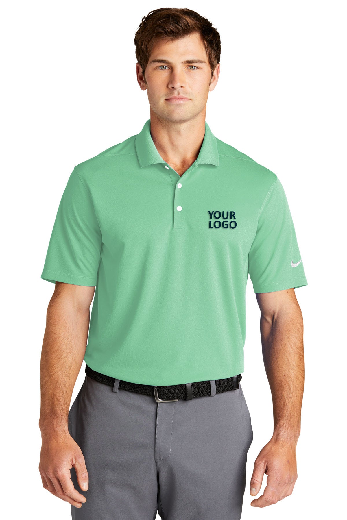 Nike Mint NKDC1963 custom polo shirts with logo