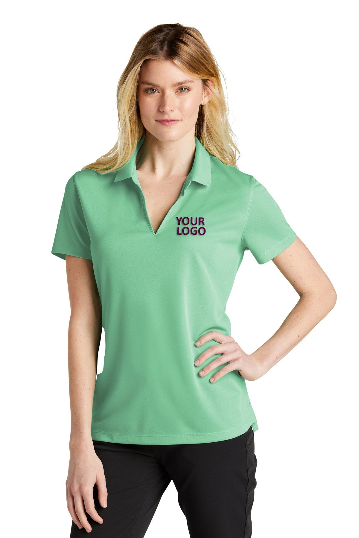 Nike Mint NKDC1991 business polos with logo