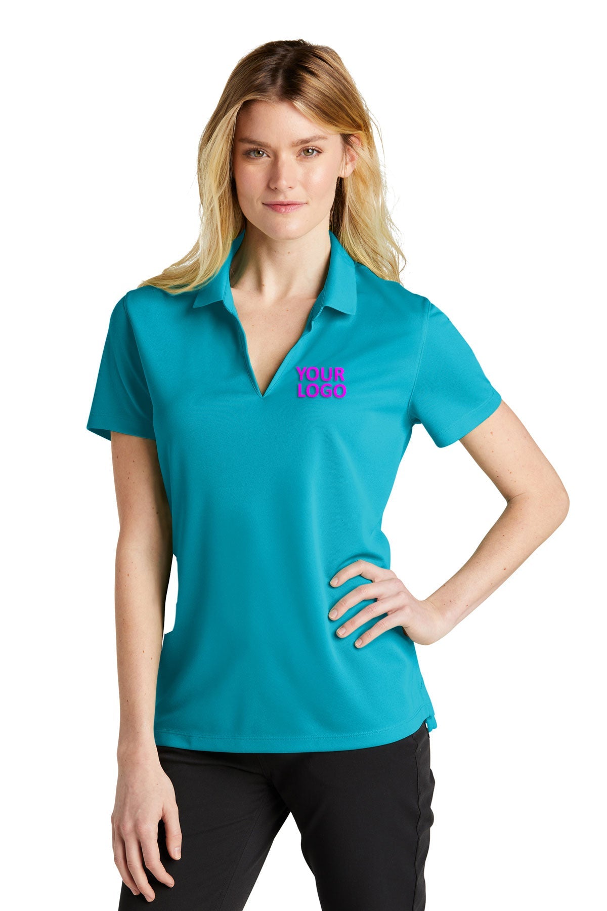 Nike Tidal Blue NKDC1991 business polos with logo