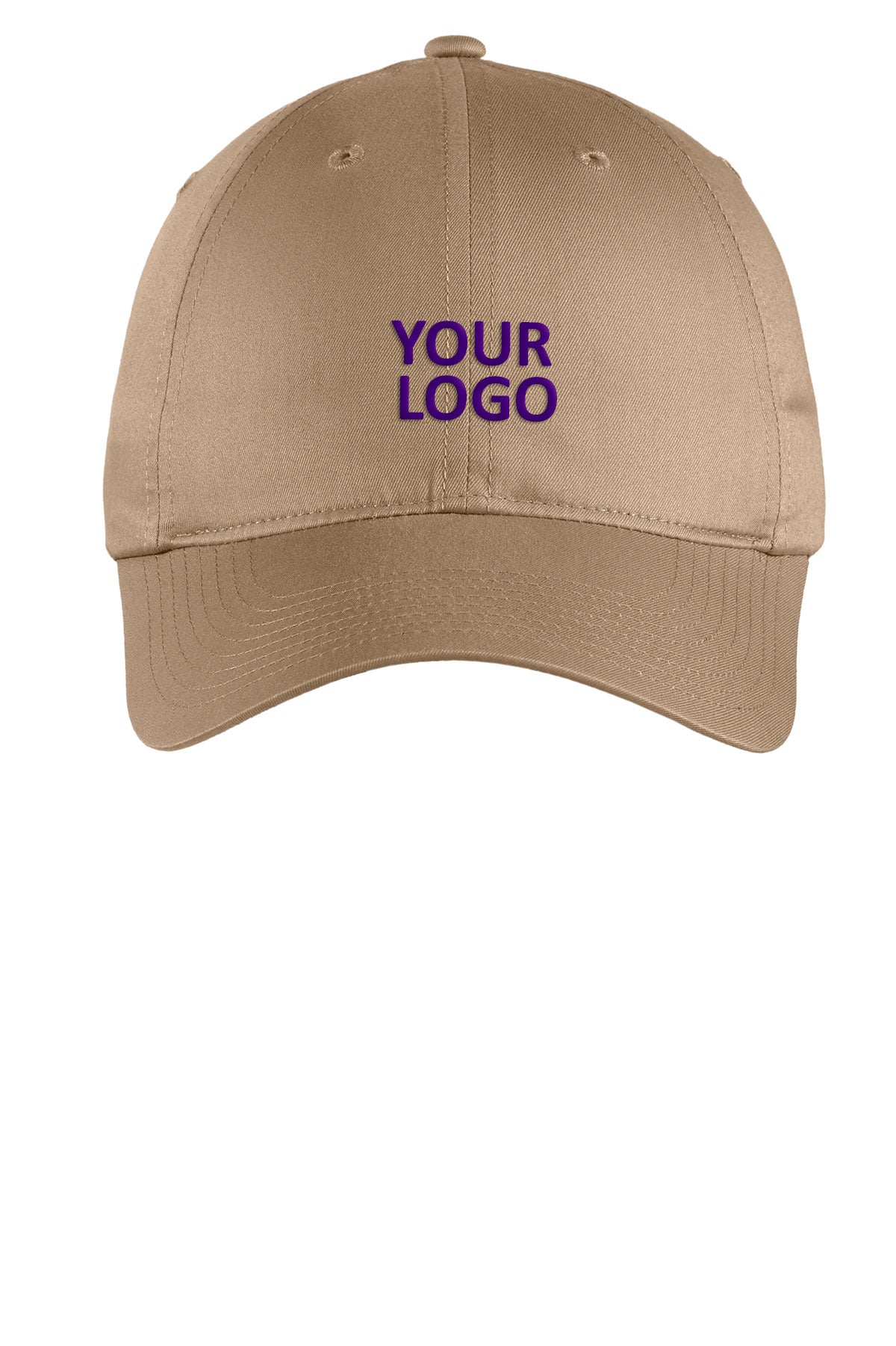 Nike Unstructured Twill Custom Caps, Dark Khaki