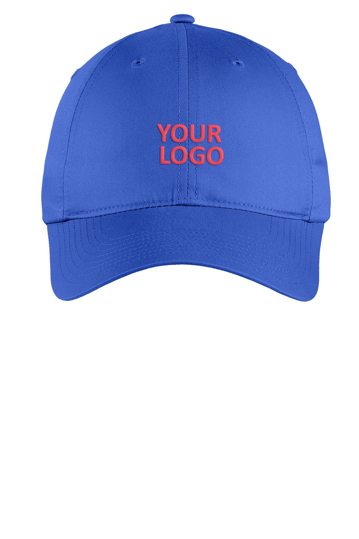 Nike Unstructured Twill Custom Caps, Game Royal