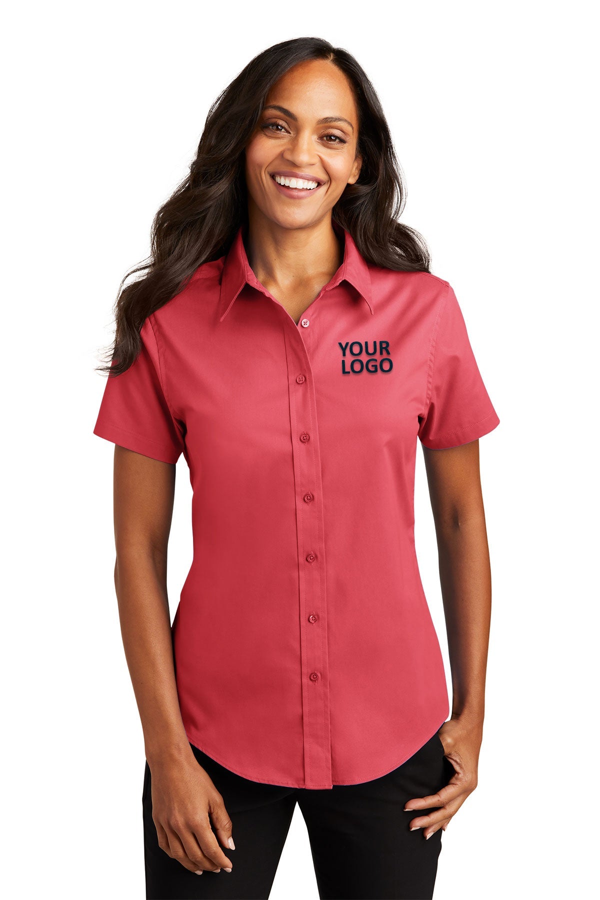 Port Authority Hibiscus L508 order embroidered polo shirts