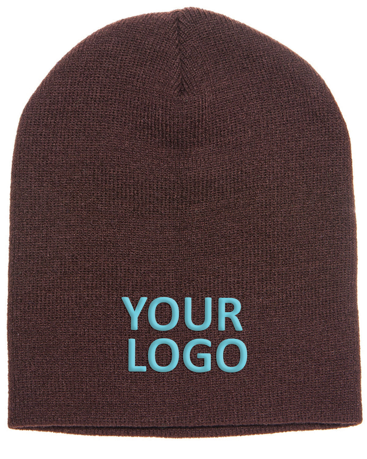 Yupoong Adult Knit Beanie 1500 BROWN